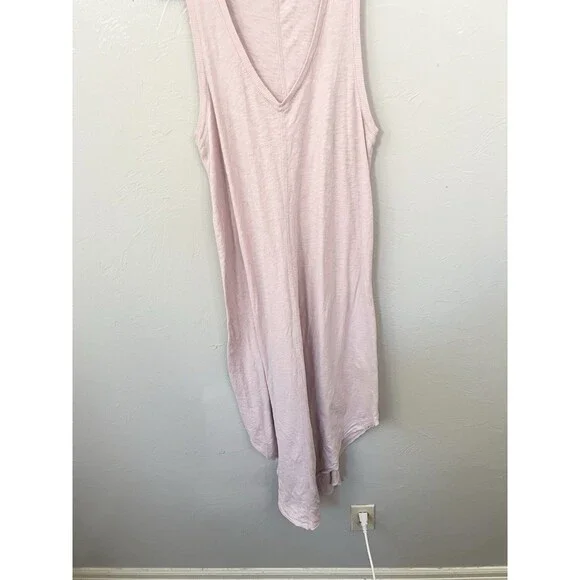 Z Supply Dress Women Medium Tank Lounge Sleeveless V-Neck Handkerchief Evereve - Picture 4 of 10